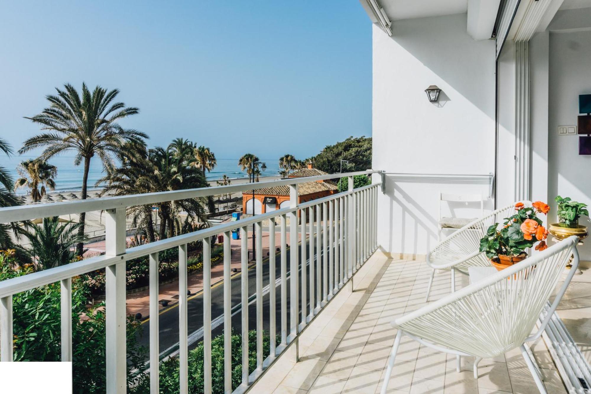 First Line Beach Sea View Estepona Bagian luar foto
